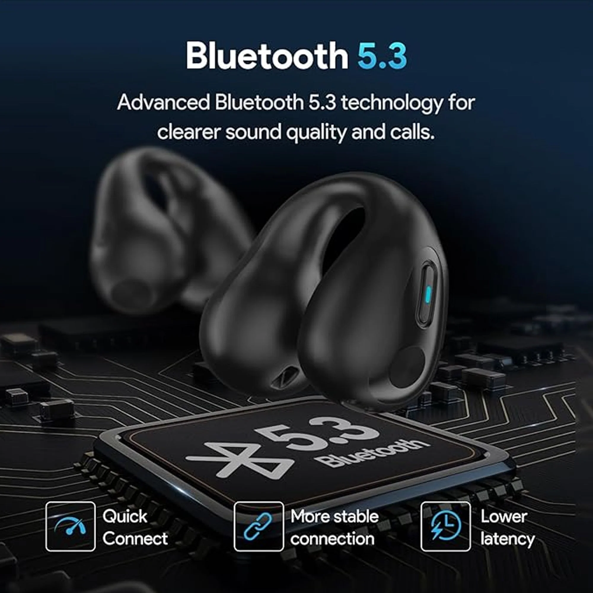 OpenWave Bluetooth Earphones | Lightweight & Stylish Wireless Earbuds - Image 4