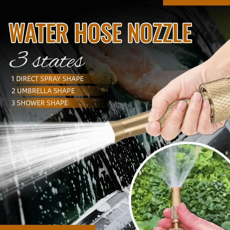 Heavy-Duty Brass Water Spray Nozzle Attachment - Image 8