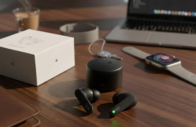 Round Wireless Earbuds with 12-Hour Playtime - Image 2