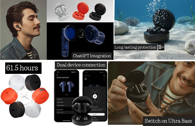 Round Wireless Earbuds with 12-Hour Playtime - Image 5