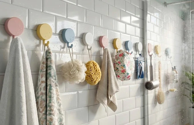 Self-Adhesive Sticky Wall Hooks (10 Pcs) - Image 3