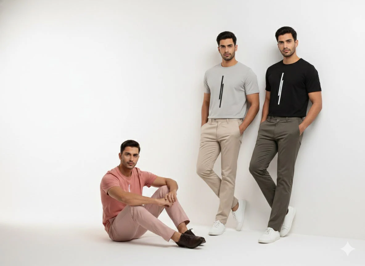 Pack of 3 Men’s Round Neck Graphic Printed T-Shirts Combo Pack of 3 @Rs 499 - Image 3