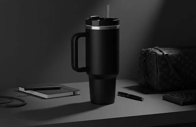 UltraCool 1.2L Steel Tumbler – Sip Hot & Cold in Style! With Handle & Straw