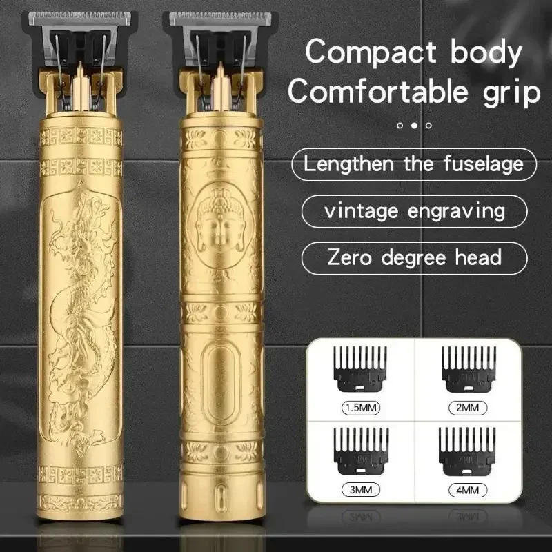 Unisex Precision Hair Trimmer with Adjustable Close-Cut Blades - Image 2