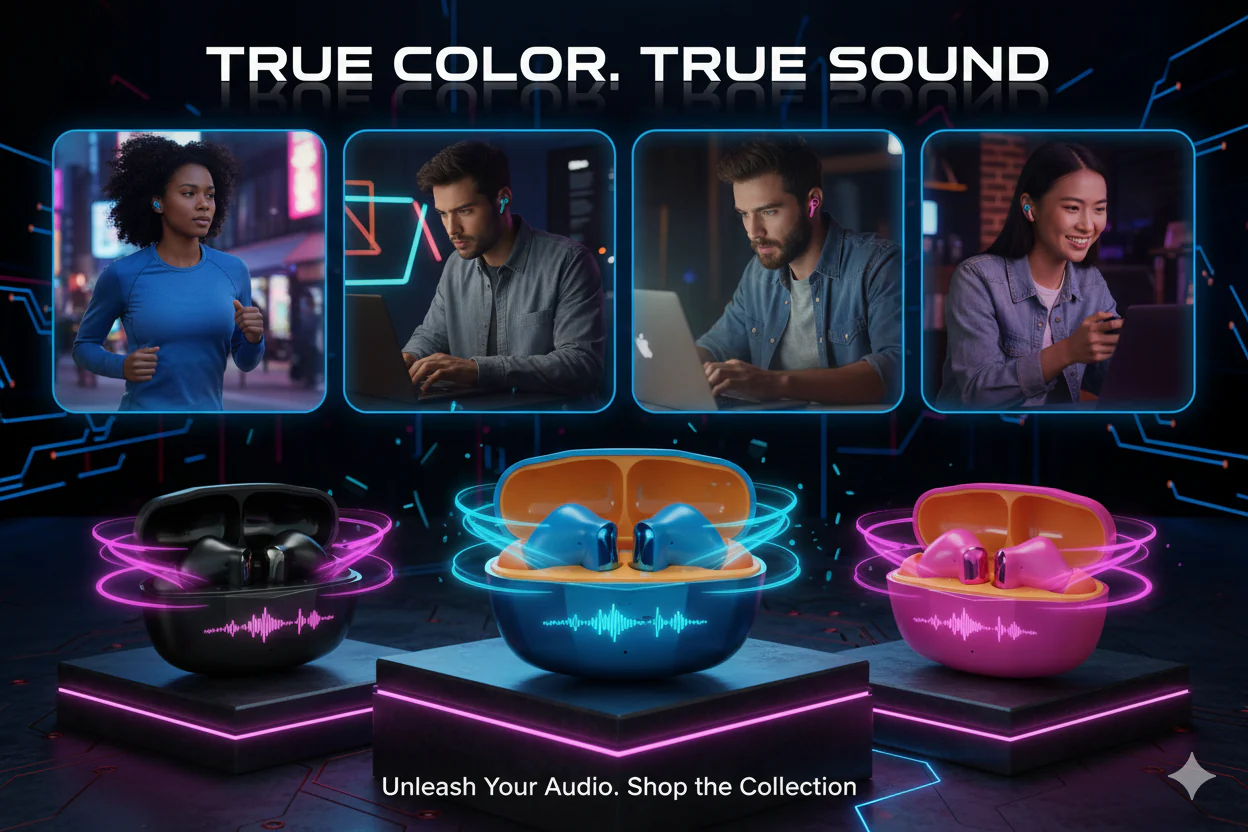 Wireless Bluetooth Earbuds _ Pick Any One Color - Image 7